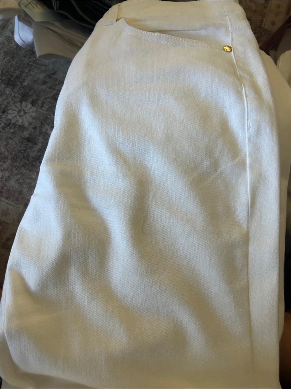 Brooks Brothers White Women’s Slim Jeans - Picture 3 of 7